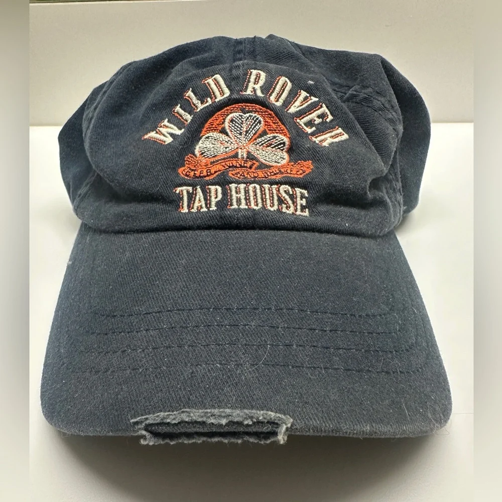 J.Crew Navy Cap with Embroidered Details - One Size
